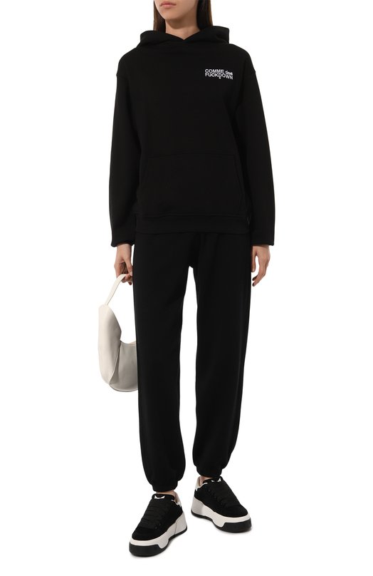 Хлопковое худи Comme des Fuckdown CFABW01010 Чёрный  CFABW01010 Фото 2