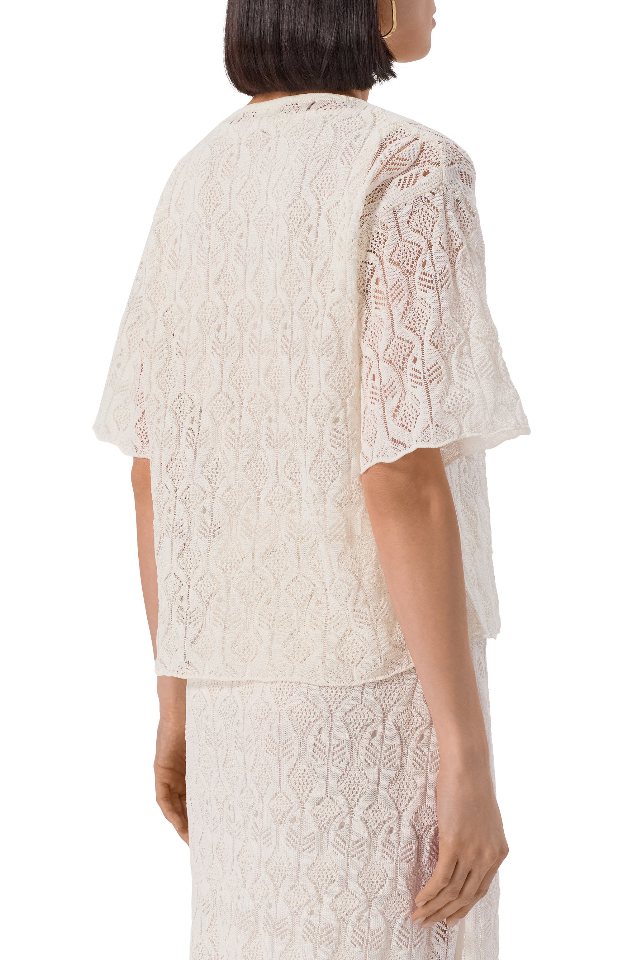 Топ из хлопка и шелка BOTTEGA VENETA, арт. 833883/V5ND0, фото 4