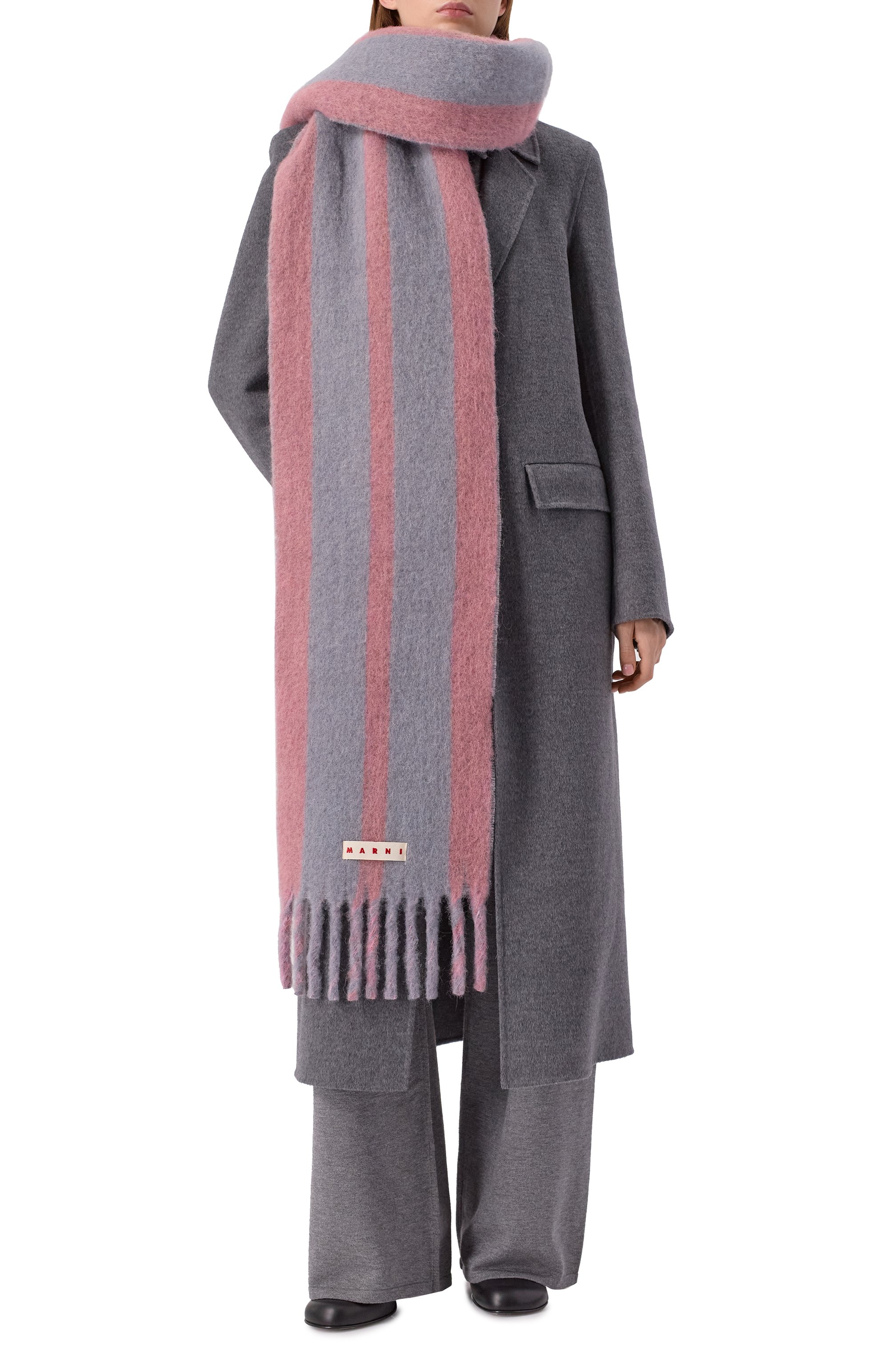 Шерстяной шарф MARNI, арт. SCMC0138Y0/UAW054, фото 2