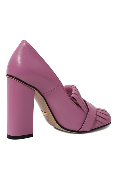 Кожаные туфли gg marmont GUCCI, арт. 408206 C9D00, фото 3