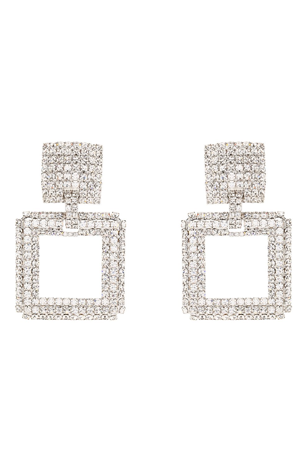 Клипсы ALESSANDRA RICH серебряного цвета по цене 40900 руб., арт. FABA2024, фото 1 Клипсы ALESSANDRA RICH, арт. FABA2024, фото 1