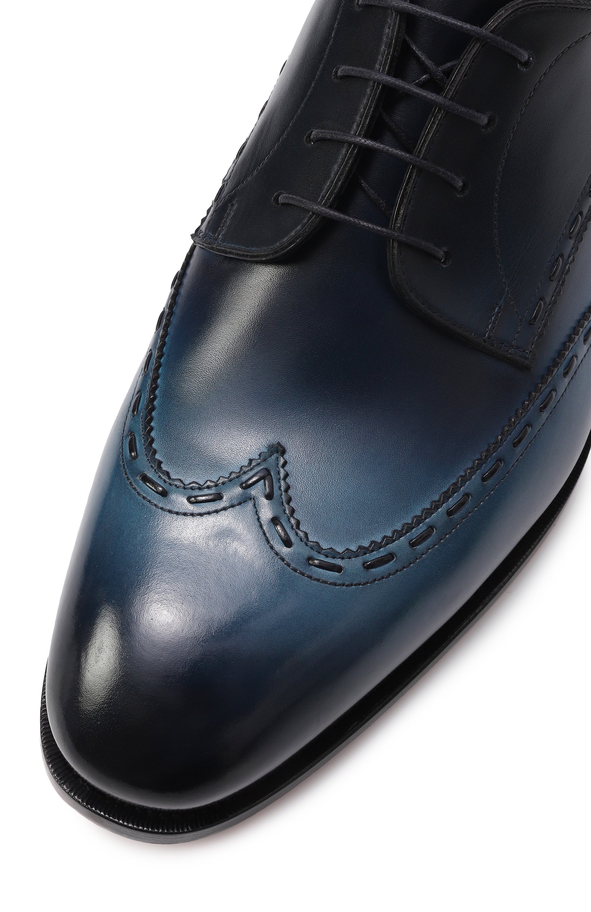 Кожаные дерби adrian SANTONI, арт. MCAG19038MC3HWVE, фото 7