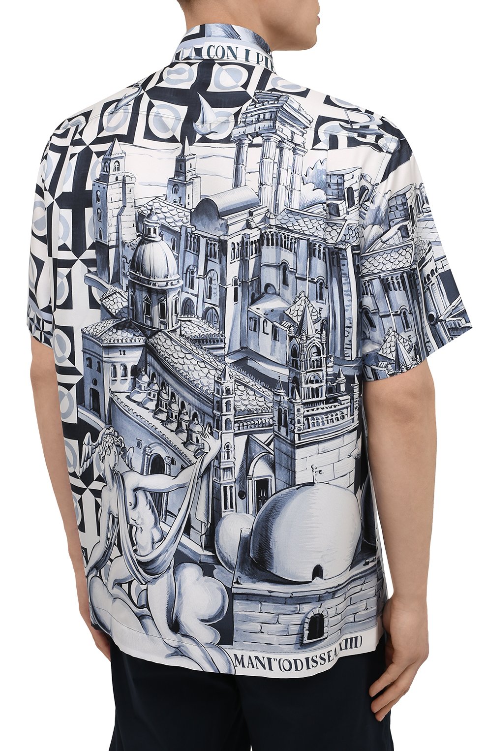 Шелковая рубашка DOLCE & GABBANA, арт. G5GX3T/FI1VV, фото 4