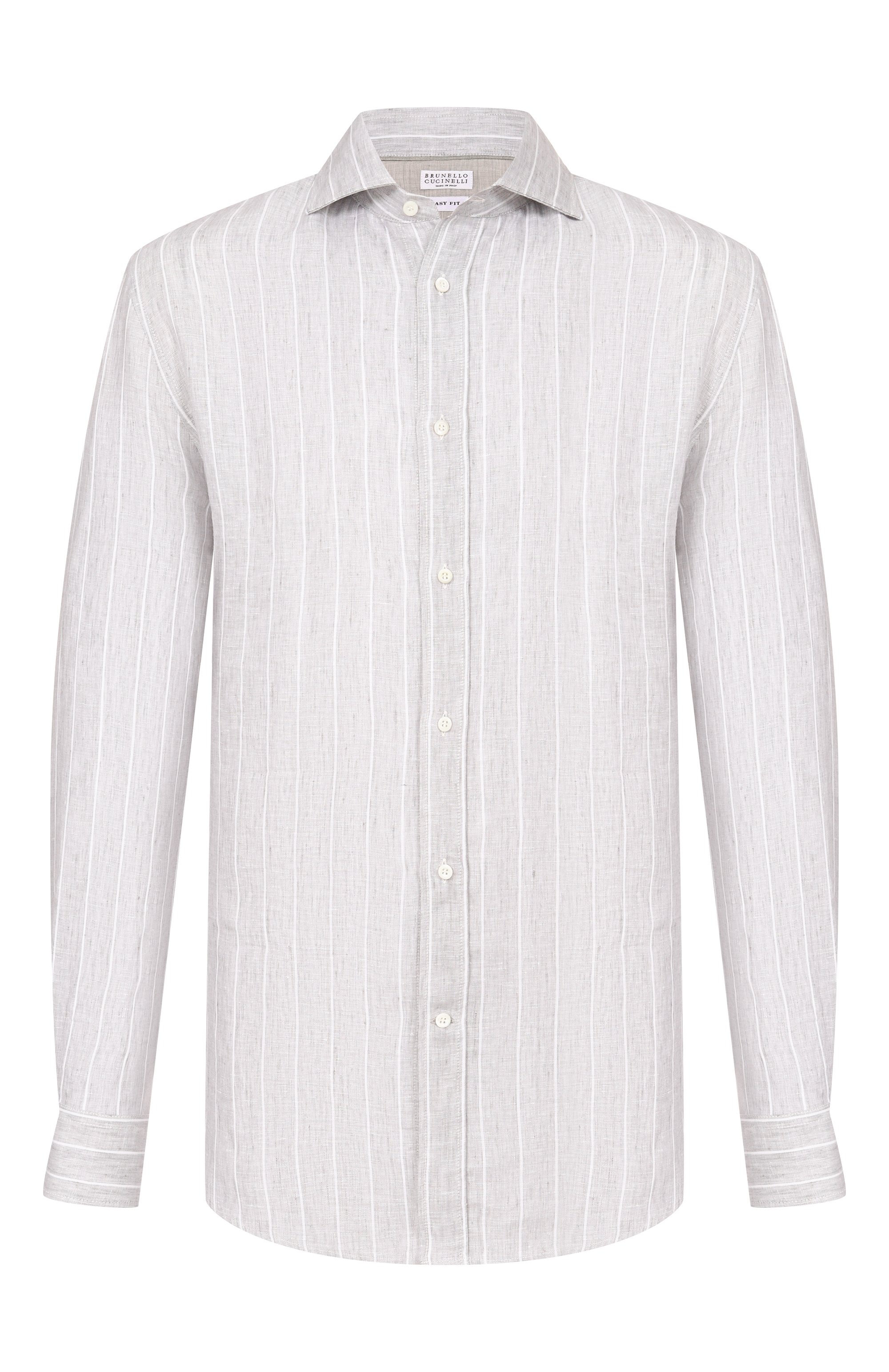 Льняная рубашка BRUNELLO CUCINELLI, арт. MA6860627, фото 1