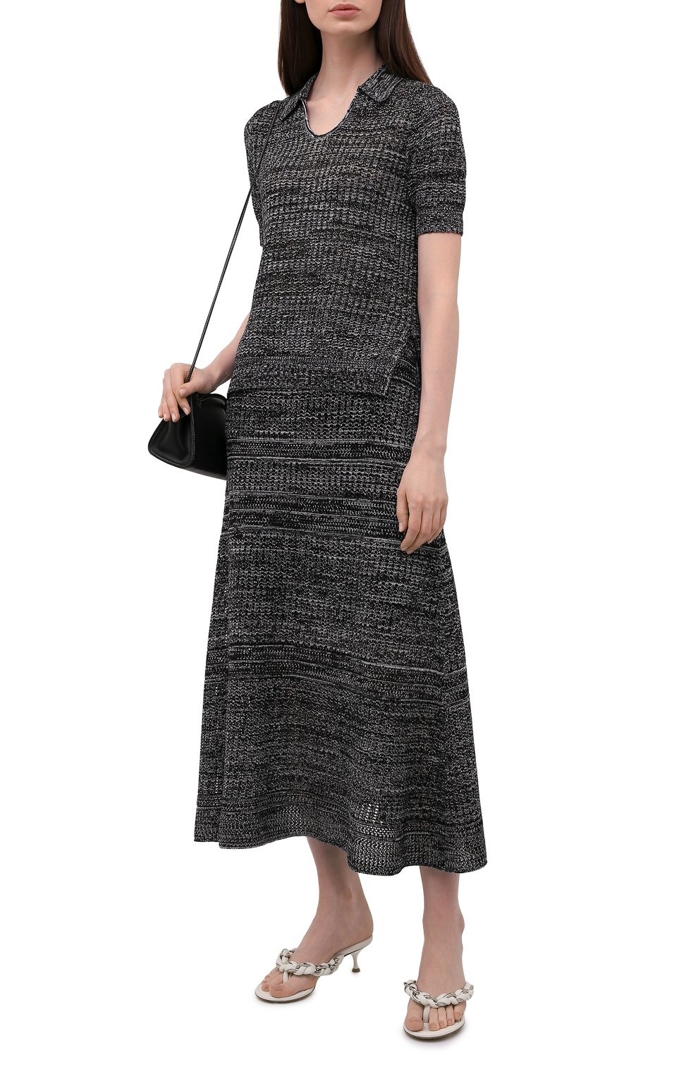 Юбка из шелка и хлопка PROENZA SCHOULER WHITE LABEL, арт. WL2137643-KS057, фото 2