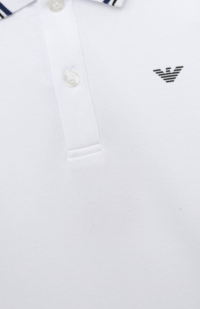 Хлопковое поло EMPORIO ARMANI, арт. 8N4FB3/1JPTZ, фото 3