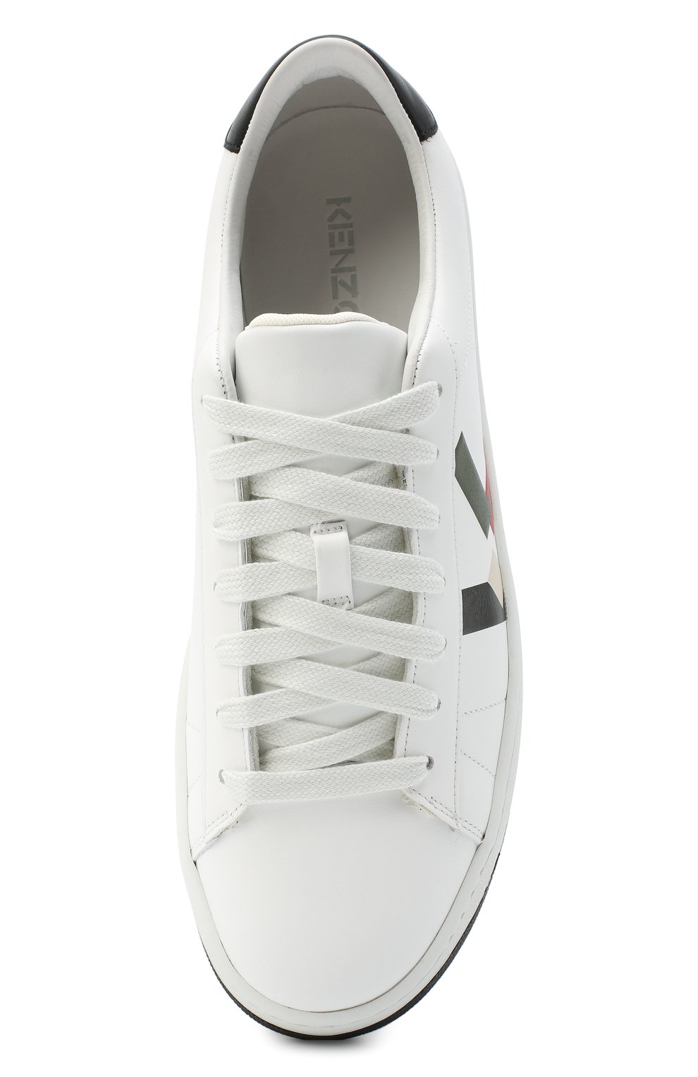 Кожаные кеды KENZO белого цвета по цене 39050 руб., арт. FA65SN172L50, фото 5 Кожаные кеды KENZO, арт. FA65SN172L50, фото 5