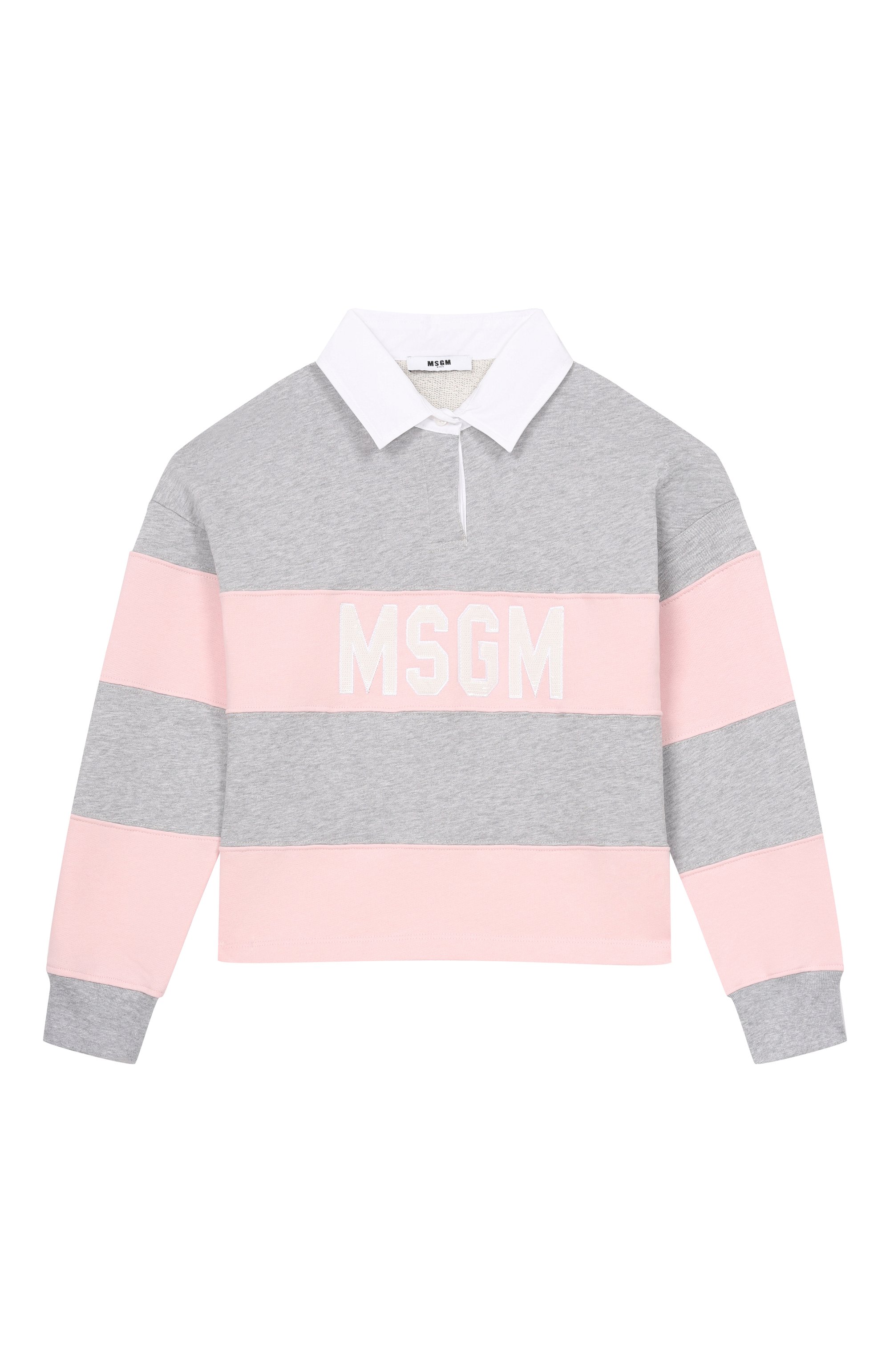 Хлопковый свитшот MSGM KIDS, арт. S6MSJGSW027, фото 1