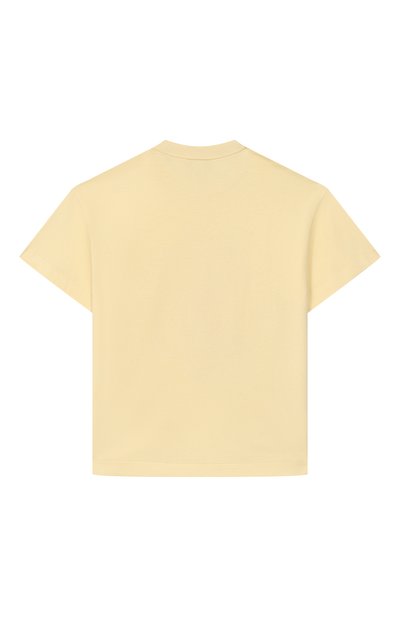 Хлопковая футболка FENDI желтого цвета по цене 37250 руб., арт. JMI515/7AJ, фото 2 Хлопковая футболка FENDI, арт. JMI515/7AJ, фото 2