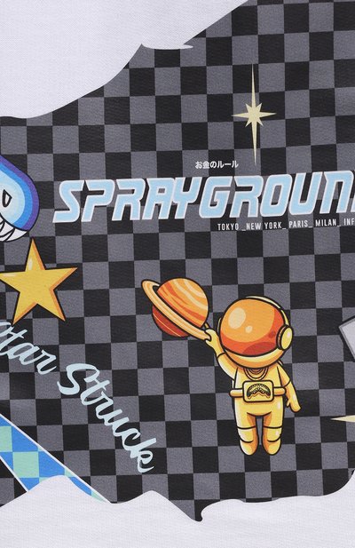 Хлопковые шорты SPRAYGROUND, арт. SPY672WHT, фото 3