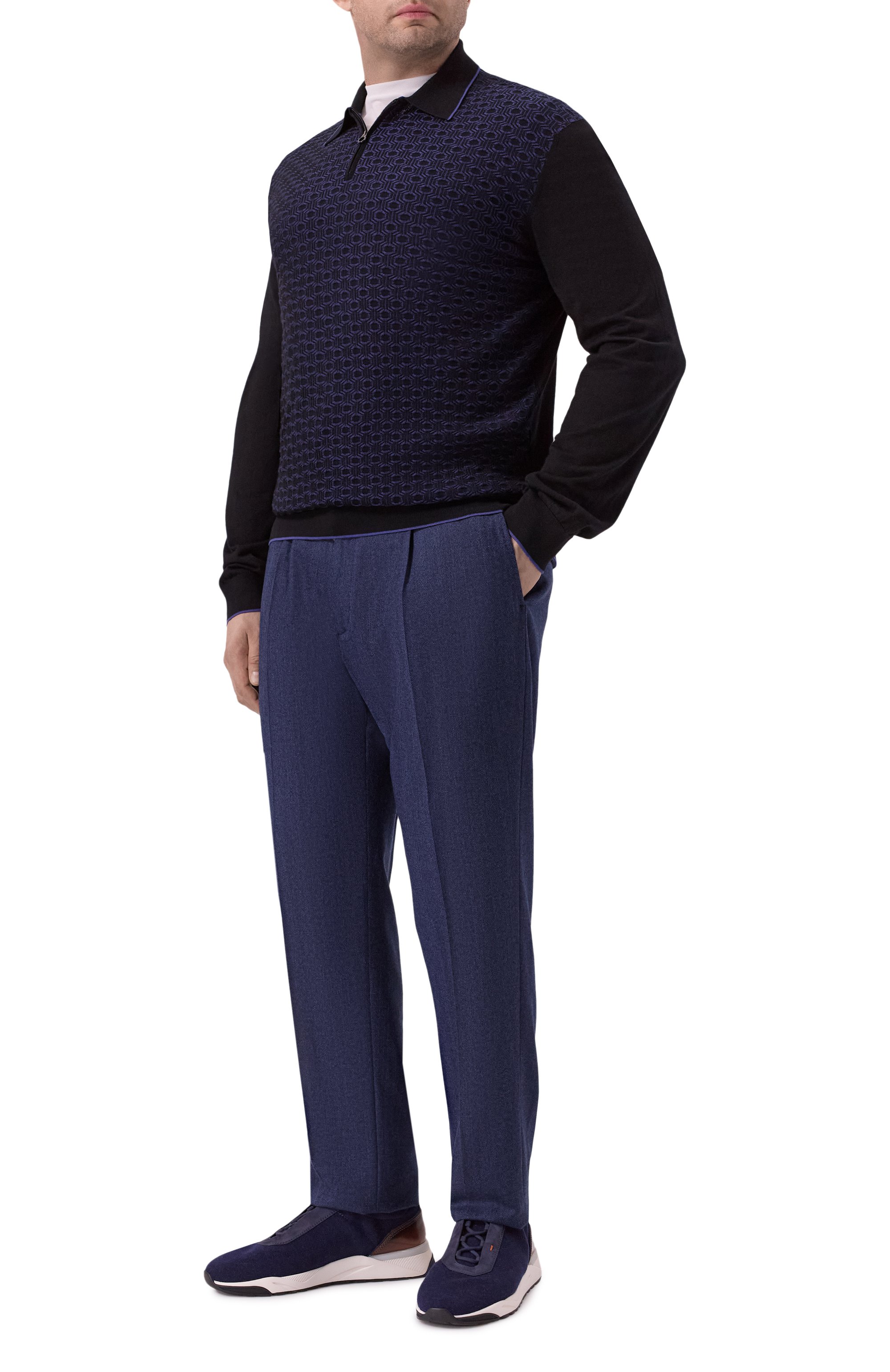 Брюки из шерсти и кашемира STEFANO RICCI, арт. M1T5300013/WC001T, фото 2