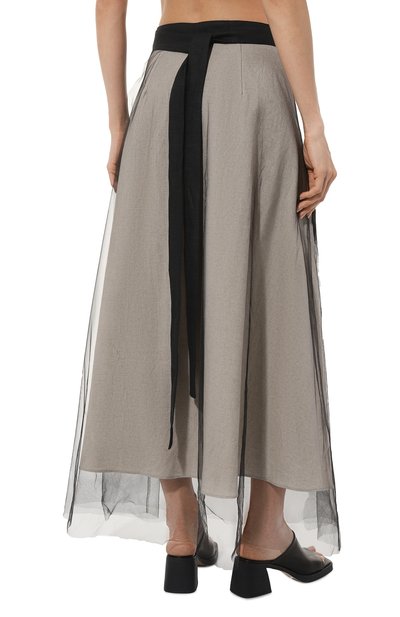 Юбка из хлопка и льна MIDGARD PARIS, арт. B41002, фото 4