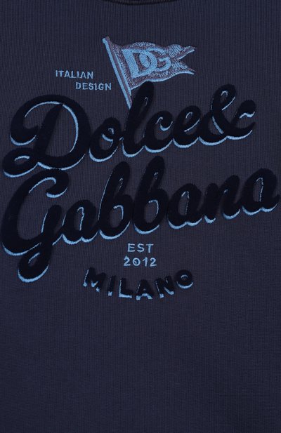 Хлопковый свитшот DOLCE & GABBANA, арт. L4JWKT/G706H/2-6, фото 3
