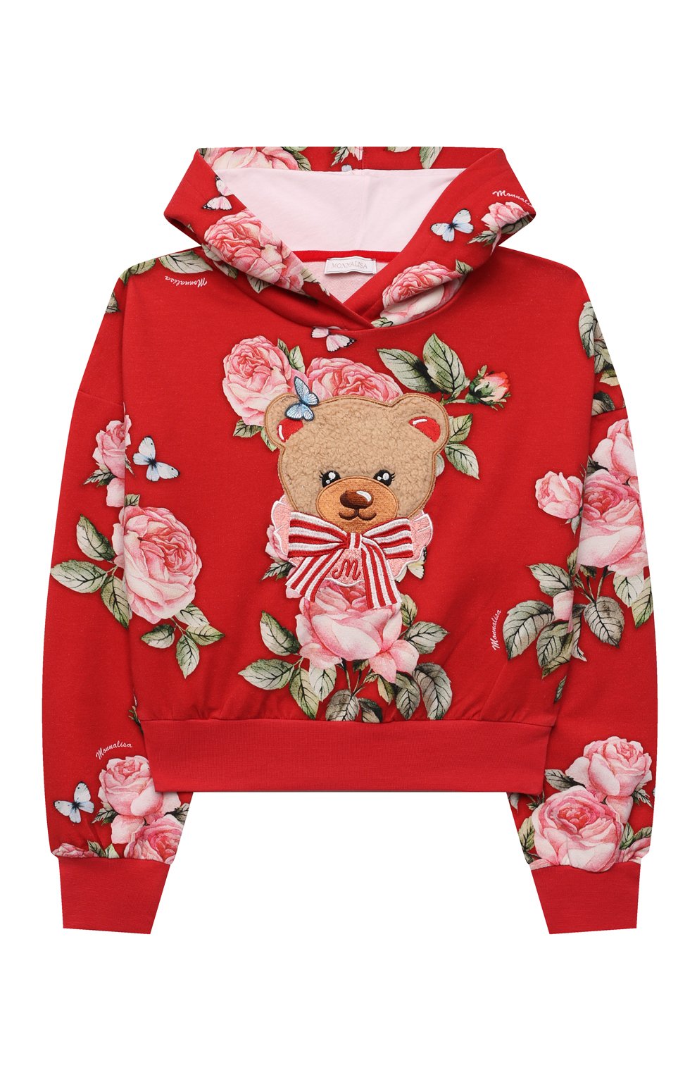Хлопковое худи MONNALISA, арт. 198608SJ, фото 1