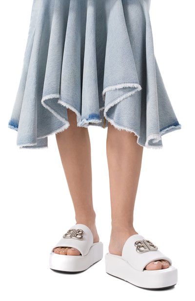 Кожаные шлепанцы rise BALENCIAGA, арт. 788494/WB7E1, фото 3