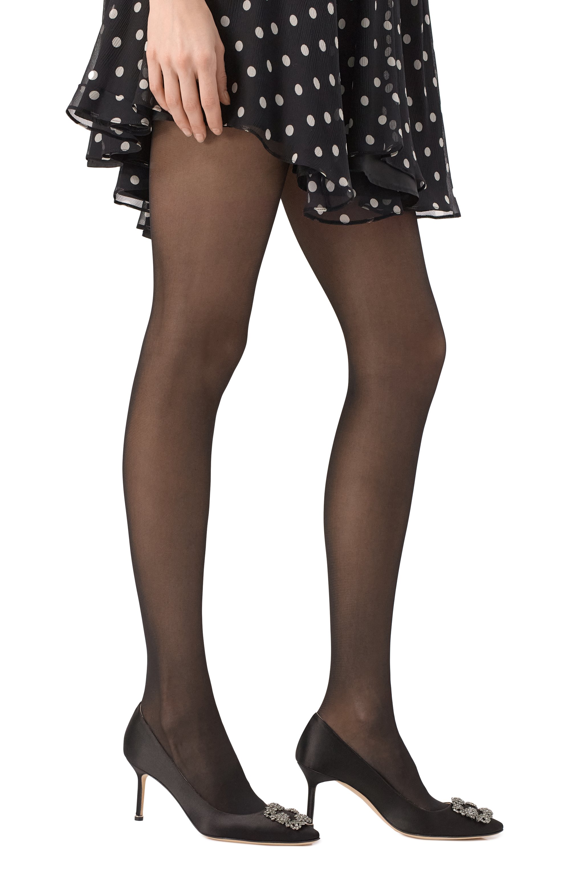 Текстильные туфли hangisi 70 MANOLO BLAHNIK, арт. 9XX-0662/SAT, фото 3