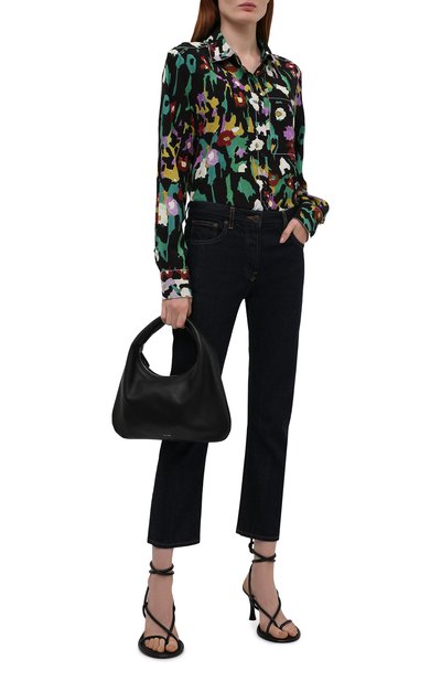 Рубашка из вискозы PROENZA SCHOULER WHITE LABEL разноцветного цвета по цене 29750 руб., арт. WL2134241-BY196-FLRL, фото 2 Рубашка из вискозы PROENZA SCHOULER WHITE LABEL, арт. WL2134241-BY196-FLRL, фото 2