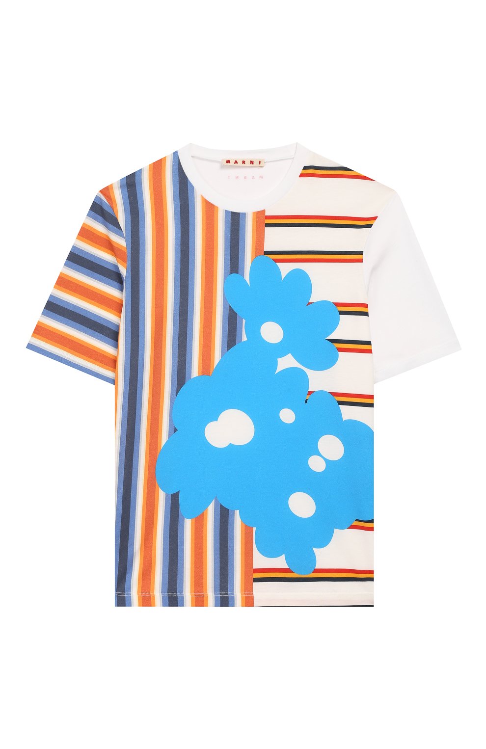 Хлопковая футболка MARNI, арт. M002MZ-M00HZ, фото 1