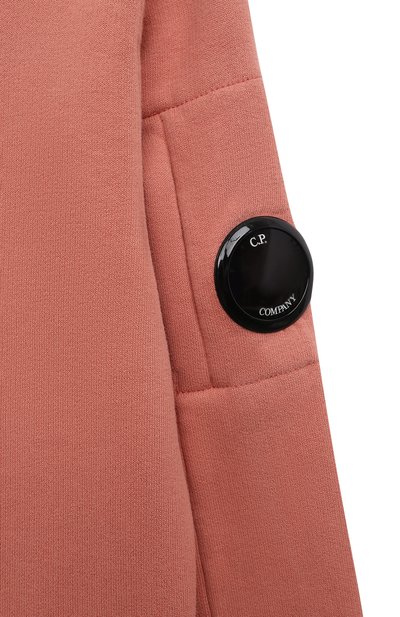 Хлопковый свитшот C.P. COMPANY розового цвета по цене 15700 руб., арт. 13CKSS016B-003878W, фото 3 Хлопковый свитшот C.P. COMPANY, арт. 13CKSS016B-003878W, фото 3