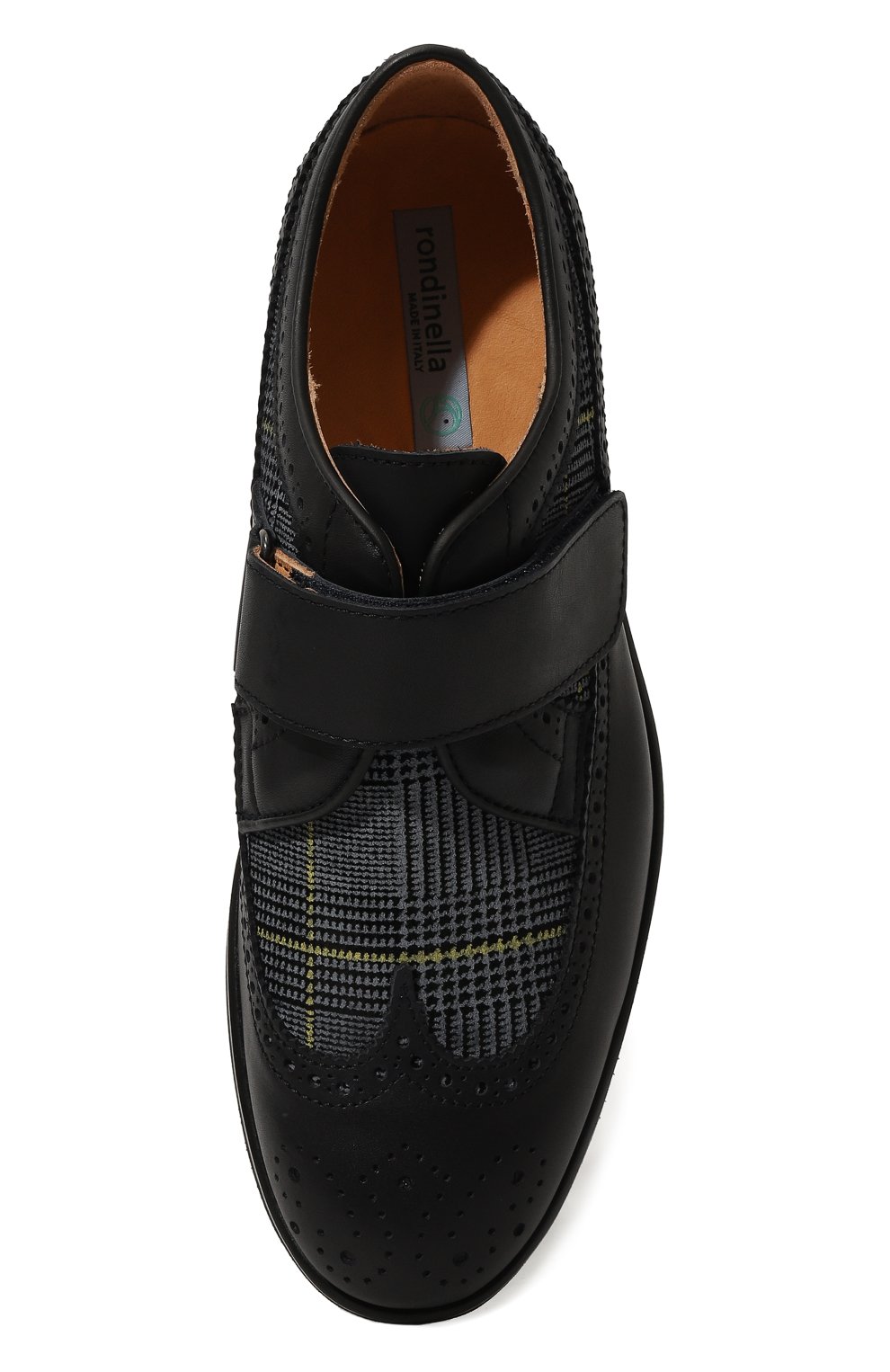 Кожаные дерби RONDINELLA темно-синего цвета по цене 20700 руб., арт. 11486-2 (T)/37-42, фото 4 Кожаные дерби RONDINELLA, арт. 11486-2 (T)/37-42, фото 4