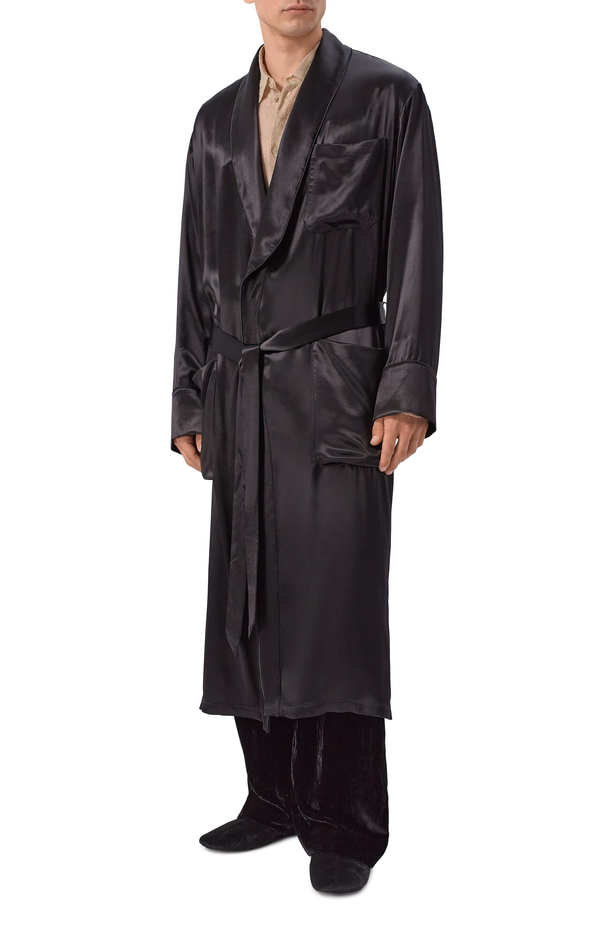 Халат из вискозы ANN DEMEULEMEESTER, арт. B0013928/FA734, фото 3