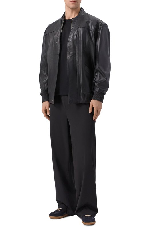 Хлопковая футболка Isabel Benenato UJ12PS26 Чёрный  UJ12PS26 Фото 2