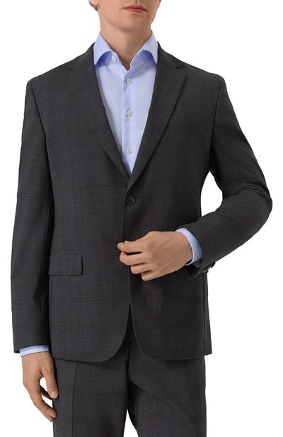 Шерстяной костюм BOSS темно-серого цвета по цене 105000 руб., арт. 50546092, фото 4 Шерстяной костюм BOSS, арт. 50546092, фото 4