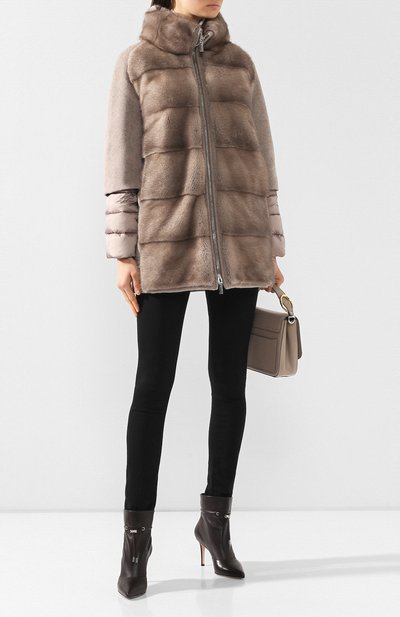 Пальто с меховой отделкой MOORER, арт. ANTI0PE-KAS/A19D170KASH, фото 2