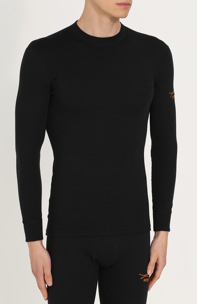 Шерстяная футболка с длинным рукавом NORVEG, арт. 3U1RLRU, фото 3