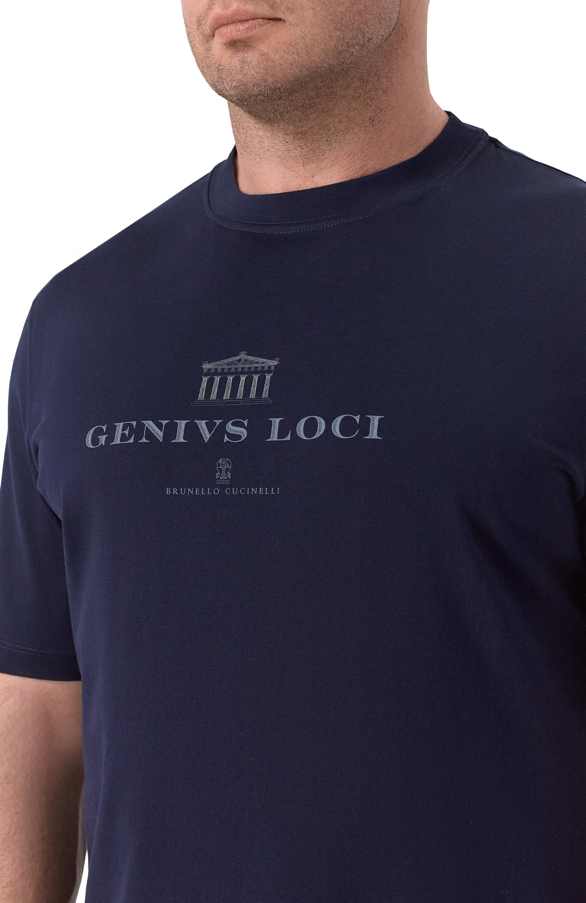 Хлопковая футболка BRUNELLO CUCINELLI, арт. M0B138520W, фото 5