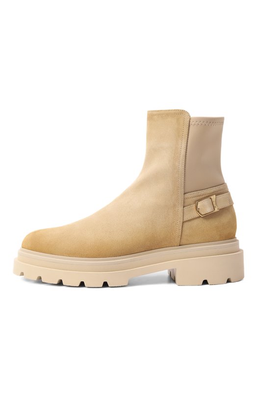 Замшевые ботинки Santoni WTEG71104G0MTHI0 Бежевый  WTEG71104G0MTHI0 Фото 4