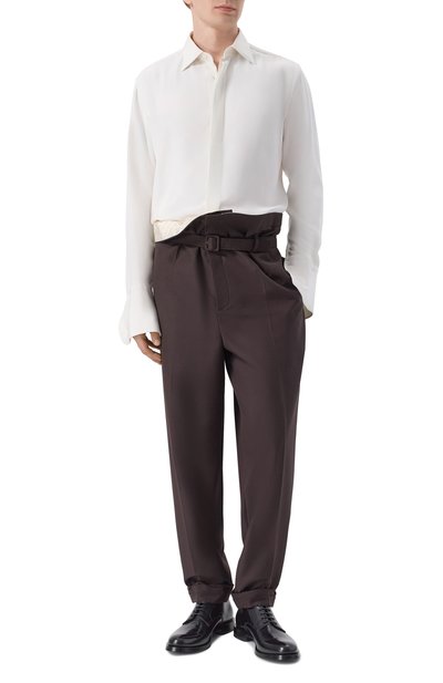 Шерстяные брюки SAINT LAURENT, арт. 857058/Y1N02, фото 2