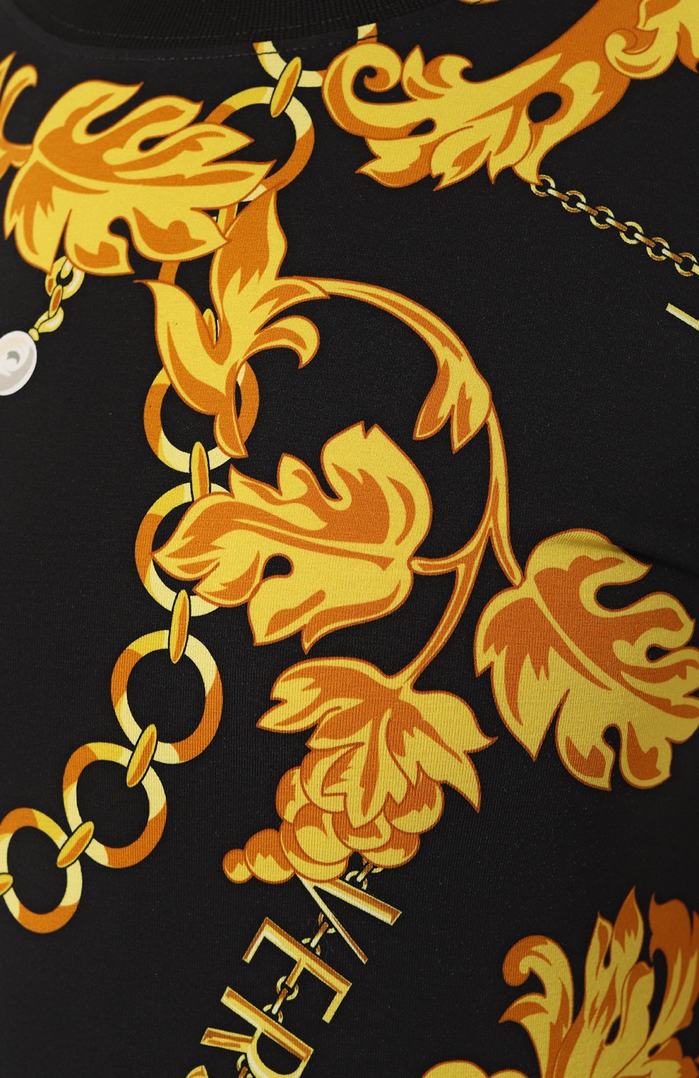 Хлопковая футболка VERSACE JEANS COUTURE, арт. 75HAH608/JS214, фото 5