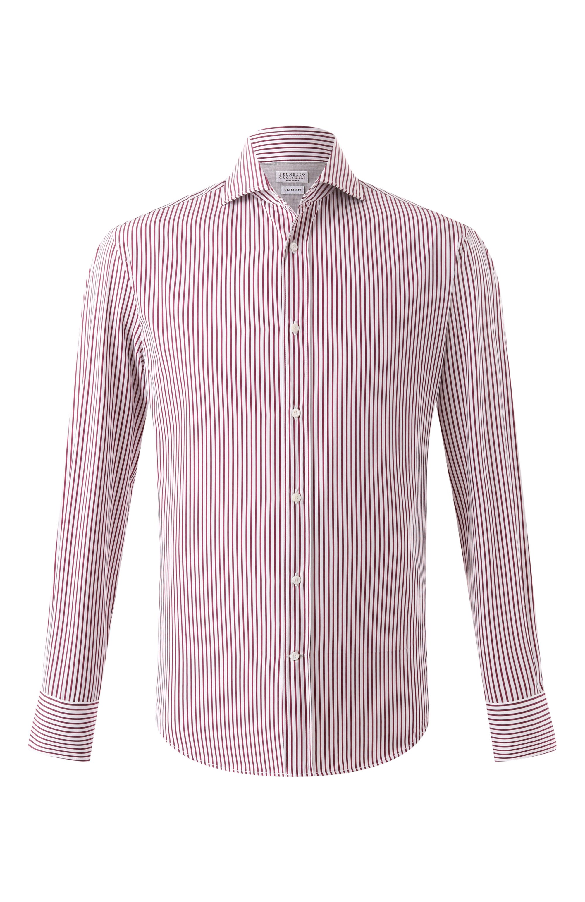 Хлопковая рубашка BRUNELLO CUCINELLI, арт. MY6241718, фото 1