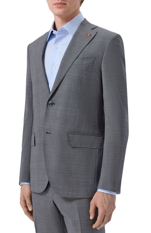 Шерстяной костюм Sartoria Latorre A6I7EF/QJ0633 Серый  A6I7EF/QJ0633 Фото 2