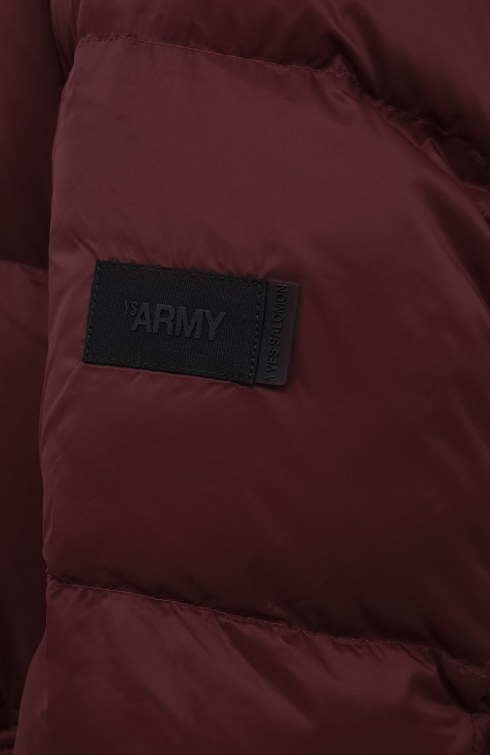 Пуховик YS ARMY PARIS бордового цвета по цене 134500 руб., арт. 22WFM04276M07W, фото 5 Пуховик YS ARMY PARIS, арт. 22WFM04276M07W, фото 5