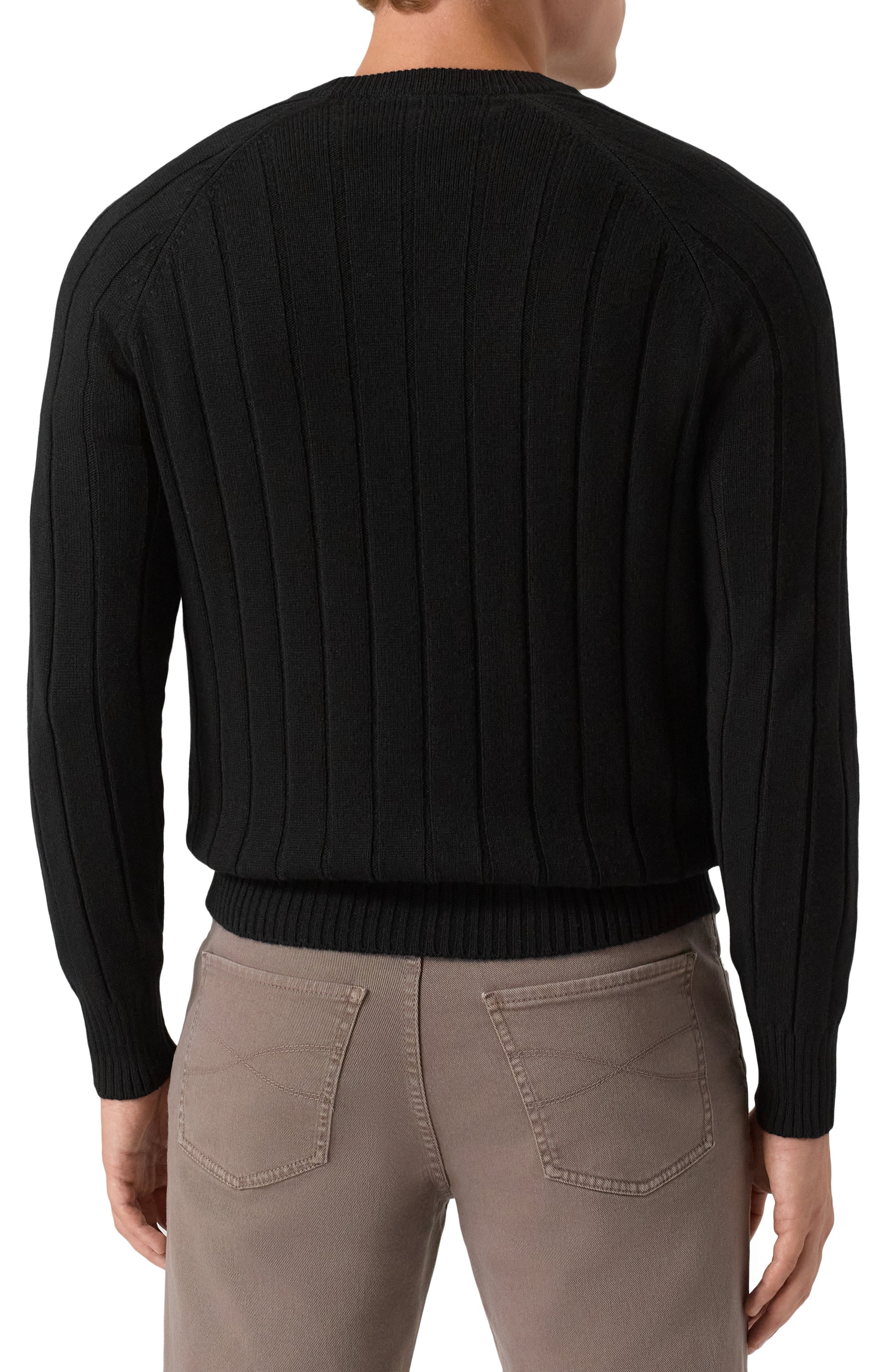 Джемпер из шерсти и кашемира GRAN SASSO черного цвета по цене 39800 руб., арт. 23135/19657, фото 4 Джемпер из шерсти и кашемира GRAN SASSO, арт. 23135/19657, фото 4