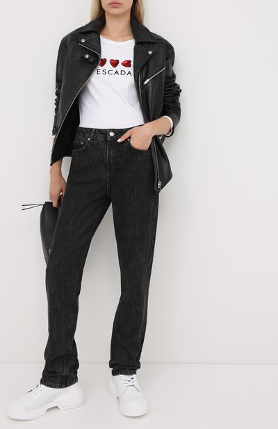 Хлопковый лонгслив ESCADA SPORT белого цвета по цене 12350 руб., арт. 5033691, фото 2 Хлопковый лонгслив ESCADA SPORT, арт. 5033691, фото 2