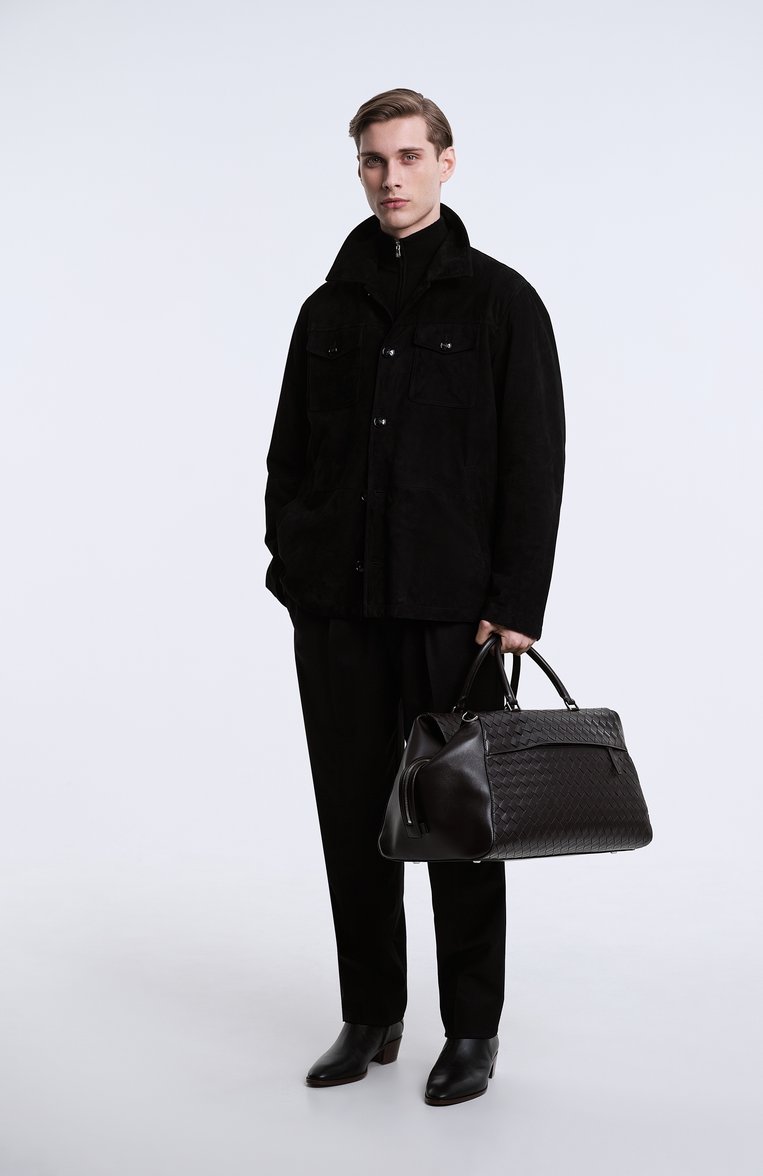 Мужские кожаные сапоги VALENTINO черного цвета, арт. 6Y2S0J27/DQX | Фото 9 (Подошва: Плоская; Драгоценные камни: Проставлено; Каблук высота: Высокий; Материал внешний: Натуральная кожа; Материал внутренний: Натур�альная кожа; Материал сплава: Проставлено; Материал утеплителя: Без утеплителя; Мужское Кросс-КТ: Сапоги-обувь)