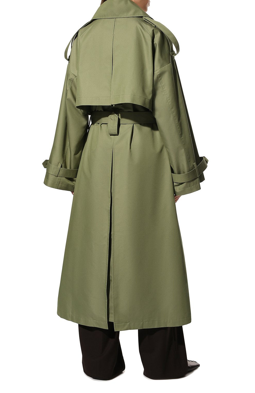 Двубортный тренч  LESYANEBO, арт. FW22/H-465/LT, фото 4