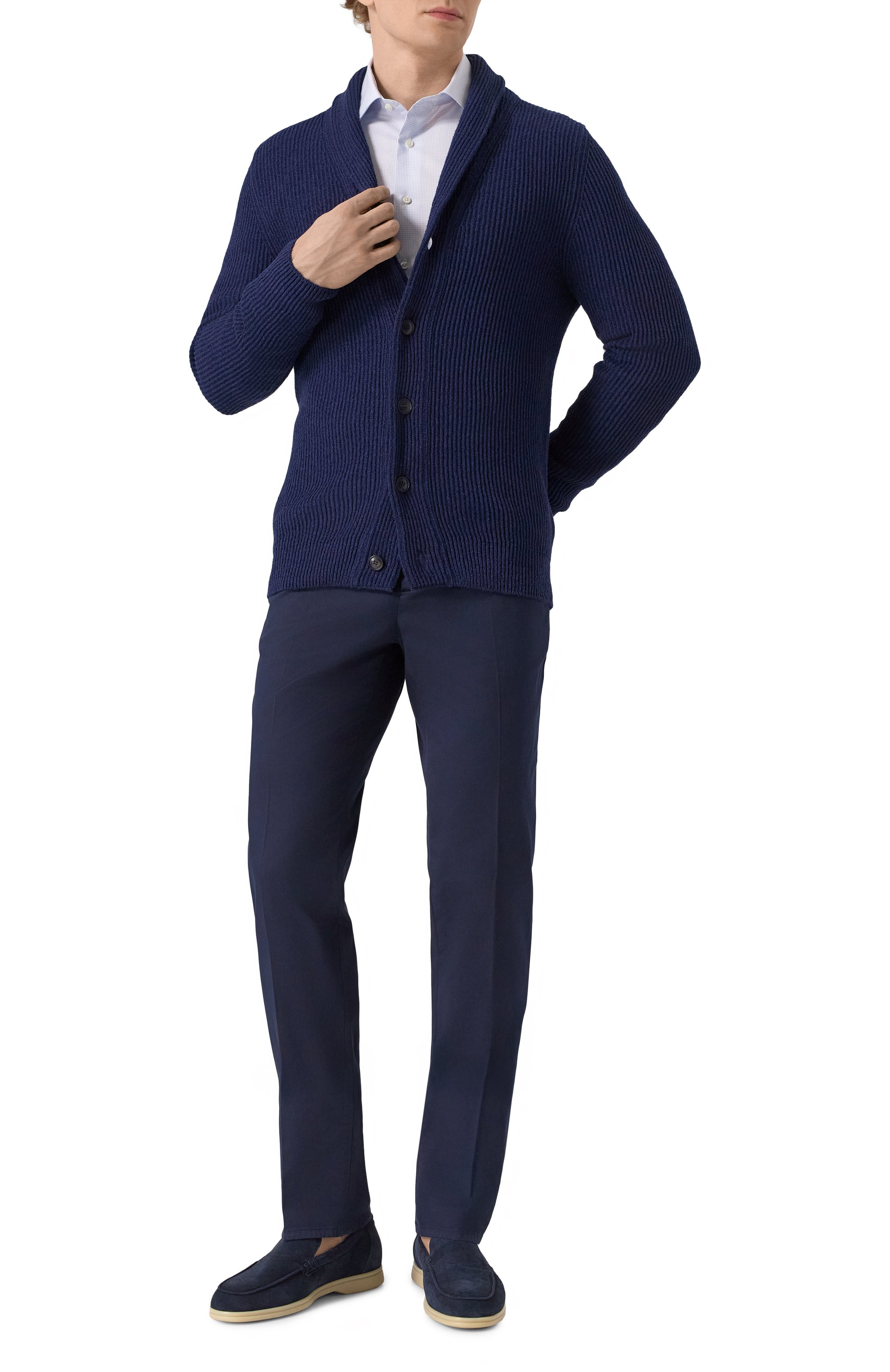 Хлопковая сорочка CANALI, арт. NCLX018/GR03446, фото 2