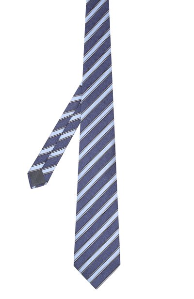 Шелковый галстук ZEGNA синего цвета по цене 23700 руб., арт. Z6E01/1XW, фото 2 Шелковый галстук ZEGNA, арт. Z6E01/1XW, фото 2