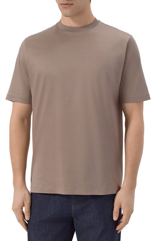 Хлопковая футболка MVST M26.CSM.K422/C0T0NE NE.80/2 Бежевый  M26.CSM.K422/C0T0NE NE.80/2 Фото 3