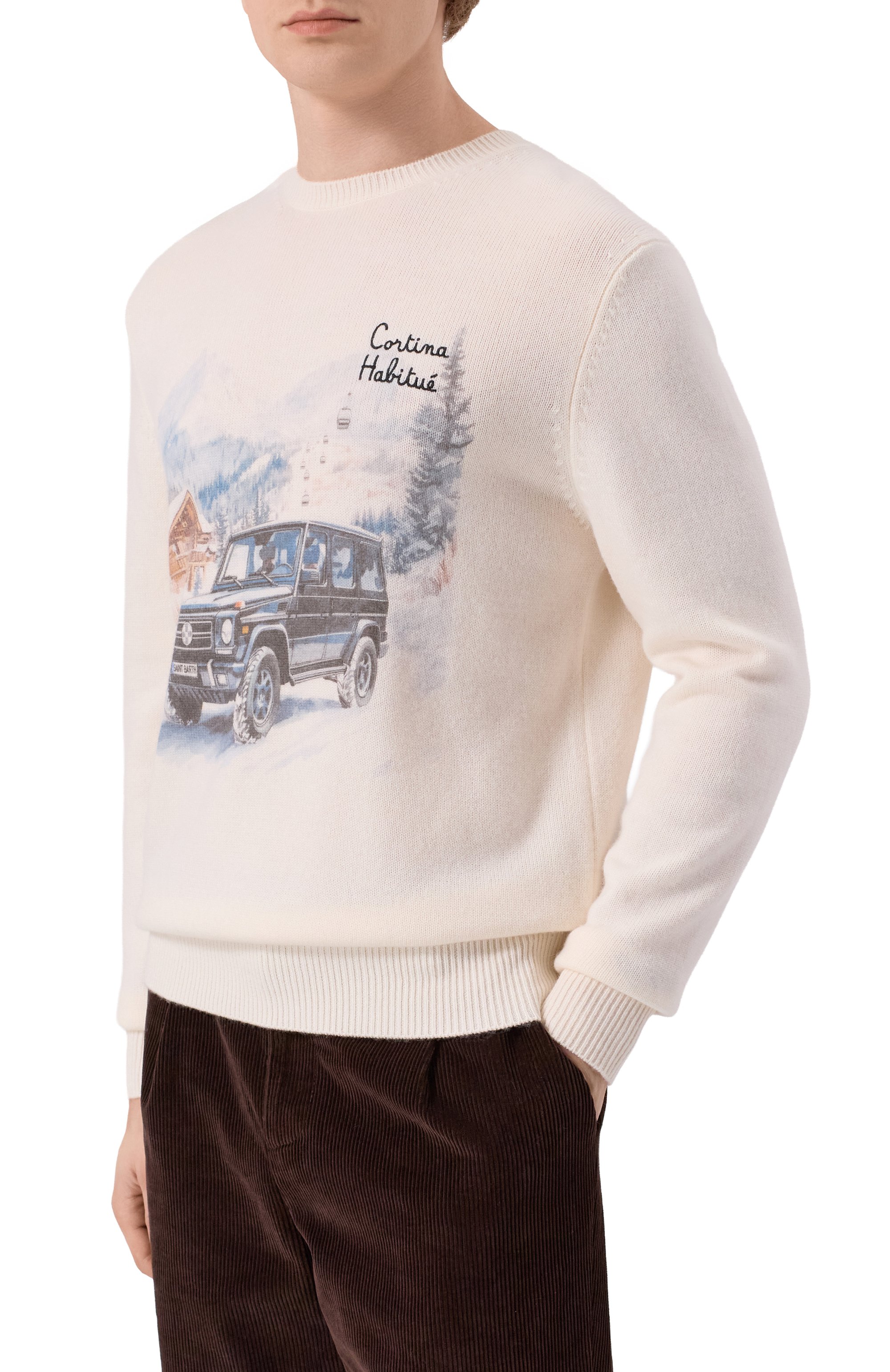 Джемпер из шерсти и вискозы MC2 SAINT BARTH, арт. HER0022-01580I/HER0N PRINT, фото 3