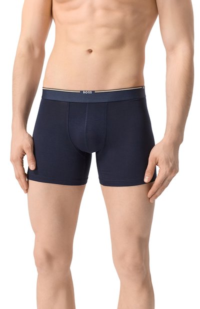 Комплект из трех боксеров BOSS разноцветного цвета по цене 7475 руб., арт. 50534503, фото 2 Комплект из трех боксеров BOSS, арт. 50534503, фото 2