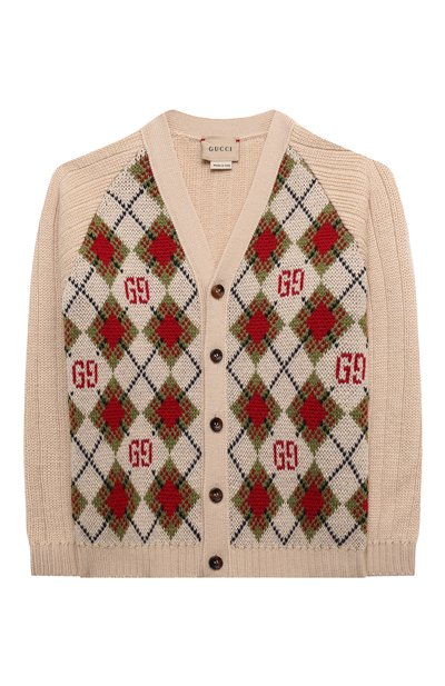 Шерстяной кардиган GUCCI, арт. 653643/XKBWI, фото 1