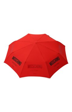 Женский складной зонт MOSCHINO красного цвета, арт. 8870-0PENCL0SEC | Фото 1 (Материал сплава: Проставлено; Материал: Синтетический материал, Металл, Текстиль; Нос: Не проставлено)