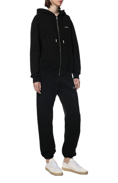 Хлопковые джоггеры OFF-WHITE, арт. 0WCH006C99JER001, фото 2