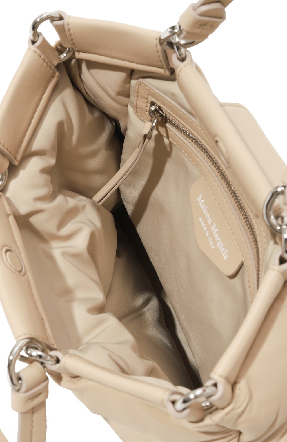 Сумка glam slam small MAISON MARGIELA кремового цвета по цене 224500 руб., арт. S56WD0133/P4300, фото 5 Сумка glam slam small MAISON MARGIELA, арт. S56WD0133/P4300, фото 5