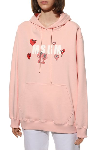 Хлопковое худи MSGM, арт. 3241MDM173 227299, фото 3